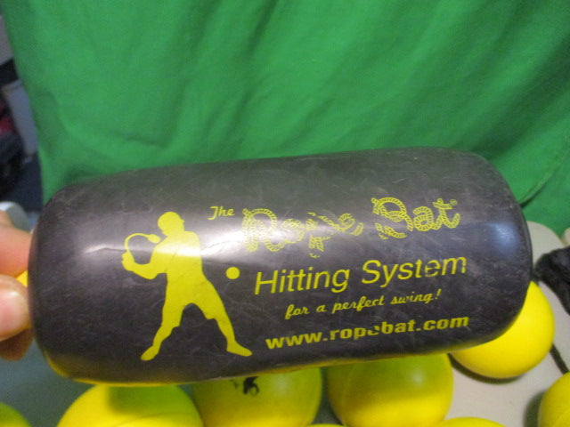 Load image into Gallery viewer, Used Rope Bat  Baseball &amp; Softball Swing Trainer W/ 12 Balls
