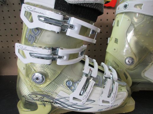 Load image into Gallery viewer, Used Womens Salomon Instinct 90 CS Ski Boots - Size 22.0
