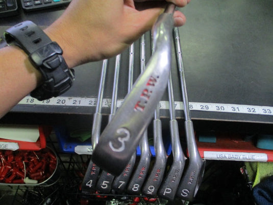 Used Pinseeker TPW 8pc Right Hand Iron Set 3-9i and P/Sw Missing 6i