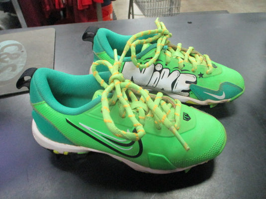 Used Nike Trout Green Baseball Cleats Size 1
