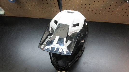 Used Fly Rayce Motorcross Helmet - Size Youth Large