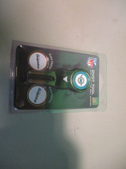 NFL Miami Dolphins Divot Tool W/ Magnetic Ball Marker