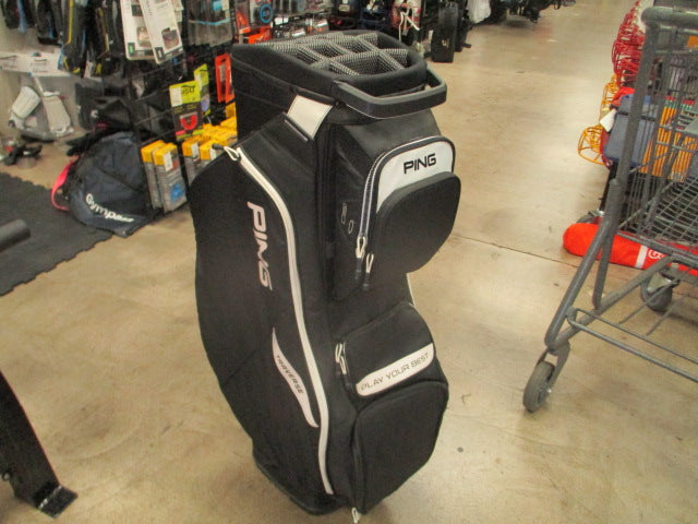 Load image into Gallery viewer, Used Ping Traverse Black Golf Cart Bag
