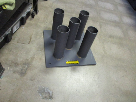 Used 5 Olympic Bar Storage Rack Stand