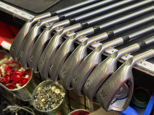 Used PING GMax 9 pc Right Hand Iron Set 4-9i and USWw