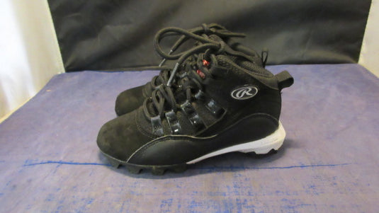 Used Rawlings Full Press Cleats Youth Size 9 - wear