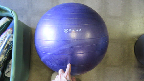 Used Gaiam Purple 55cm Exercise Ball