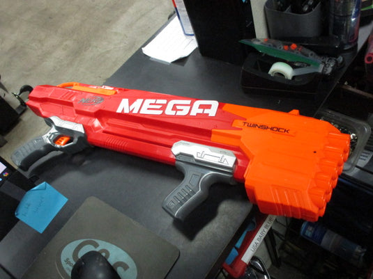 Used Nerf Mega TwinShock Nerf Gun