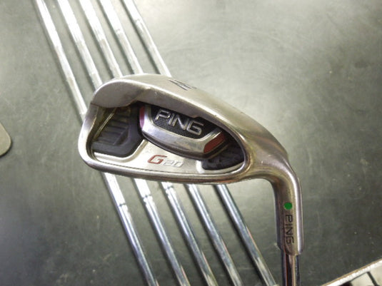 Used Ping G20 Green Dot 6pc Set 5-9 Iron and Wedge RH