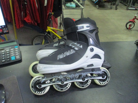 Used Papaison Adjustable In-Line Roller Skates Size Large 5-7.5