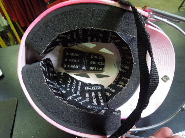 Load image into Gallery viewer, Used Champro Hot Pink Softball Helmet and Mask Size 6 - 6 1/2

