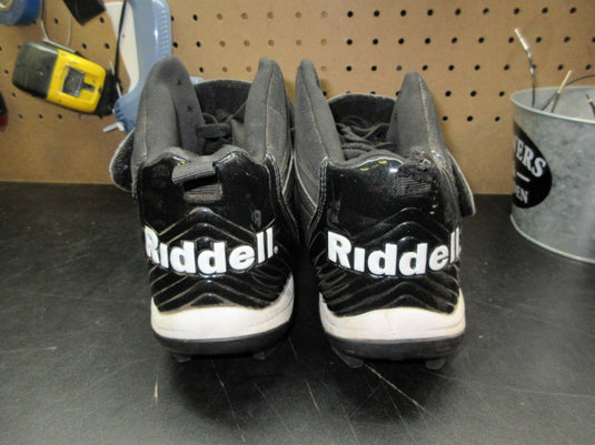 Used Riddell Heater Mid Rm Football Cleats With Strap - Size 10