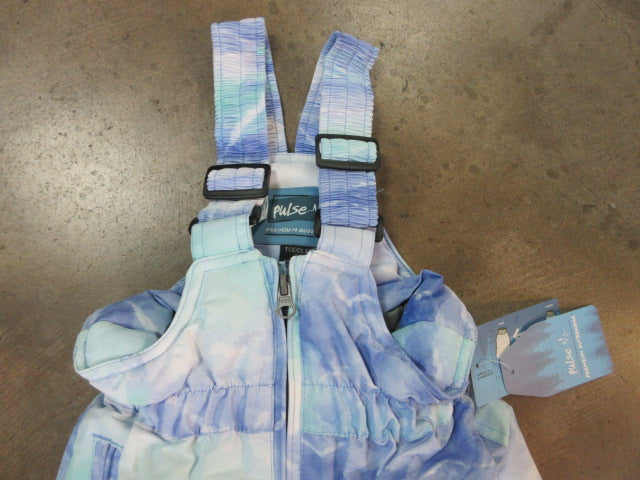 Load image into Gallery viewer, New Pulse Fashion Snow Bib Size 3T - Lavender Tie Dye
