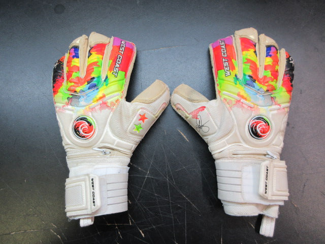 Load image into Gallery viewer, Used West Coast Spyder X Sunset Goalkeeper Gloves - Size 6
