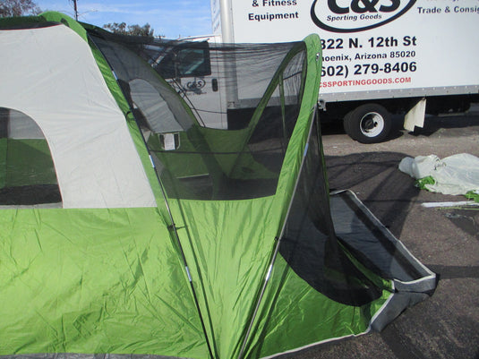 Used Coleman Evanston Screened 8 Person Camping Tent