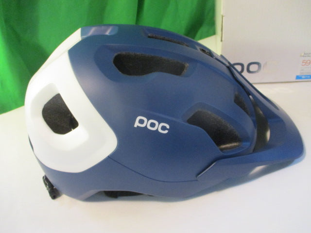 Load image into Gallery viewer, POX Axion SPIN Bicycle Helmet Size 59-62cm XL/XXL - Lead Blue Matte
