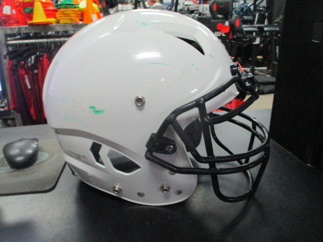 Load image into Gallery viewer, Used Schutt Vengeance A11 White Football Helmet Size Youth XL
