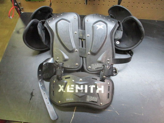 Used Xenith Flyte 2 TD Football Shoulder Pads W/ Back Plate - Size Small
