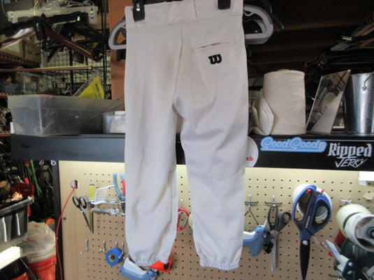Used Wilson Elastic Bottom Baseball Pants - Size Youth Small