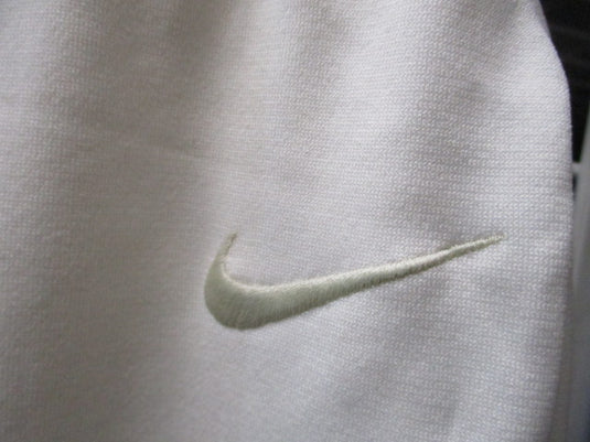 Used Nike White Knicker Bottom Pants Adult Size Large
