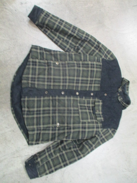 Used Vintage Plaid Flannel Shacket Size Men's XL Winter Jacket