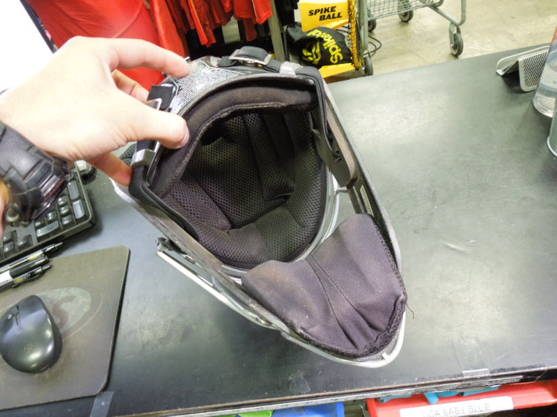 Load image into Gallery viewer, Used All-Star System 7  MVP2500 Catcher's Helmet Size Scratched
