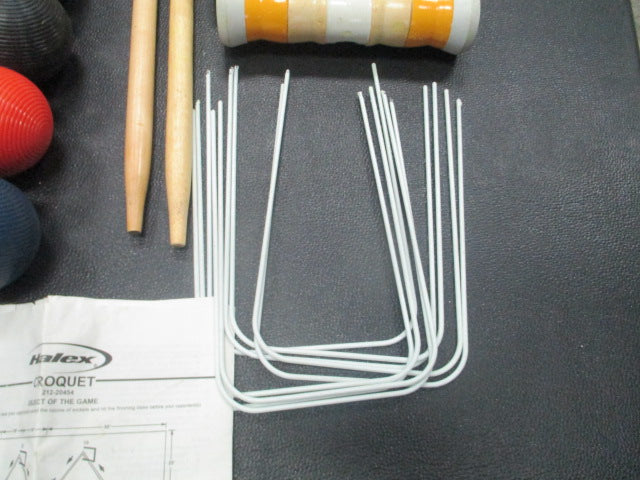 Load image into Gallery viewer, Used Halex Select 6-Player Croquet Set for Outdoor Games
