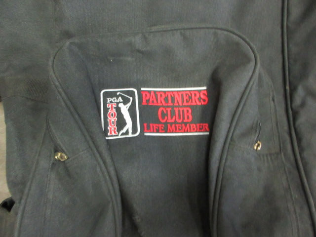 Load image into Gallery viewer, Used PGA Tour Partners Club Life Member Golf Travel Bag Wheels Padded Straps
