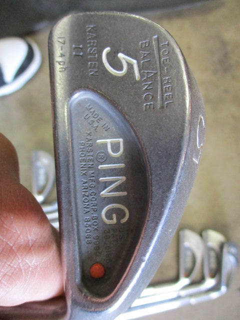 Load image into Gallery viewer, Used Ping Karsten II Orange Dot Iron Set 3-9 , PW - RH
