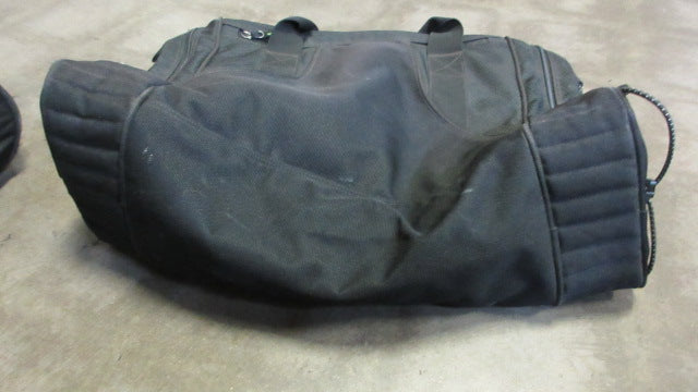 Load image into Gallery viewer, Used Callaway Golf Small Duffle Bag - missing strap hoop &amp; discoloration on back
