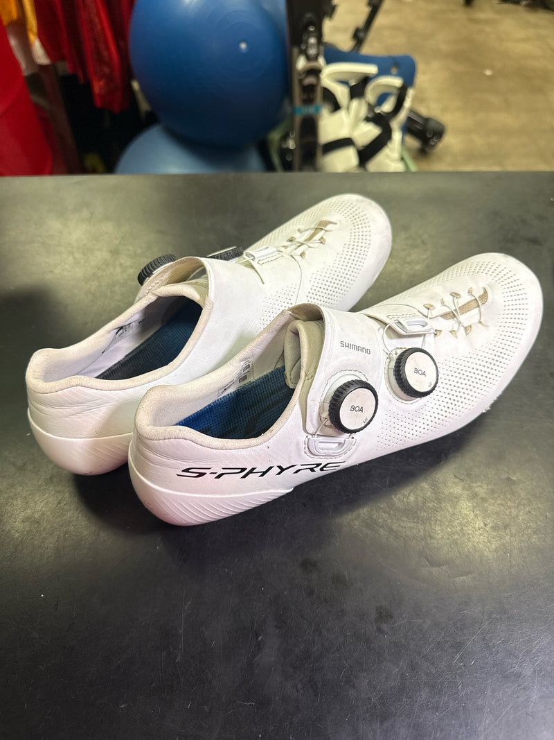 Load image into Gallery viewer, Used Shimano S-Phyre RC903 Road Cycling Shoes Size 8 Carbon Stiffness 12

