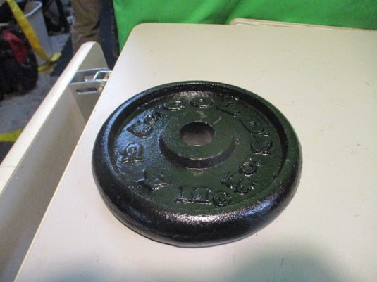Used Gold's Gym 5LB Cast Iron Standard Weight Plate