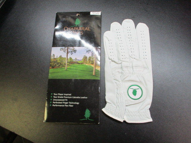 Load image into Gallery viewer, Chaparral Pines Golf Glove White Men&#39;s Size XX Large LH
