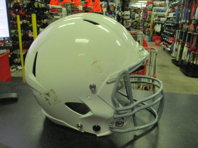Load image into Gallery viewer, Used Riddell Victor White Football Helmet Size L-XL
