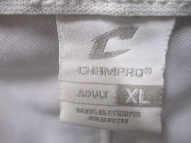 Load image into Gallery viewer, Used Champro White and Black Pin-Striped Knicker Bottom Pants Adult XL - stained
