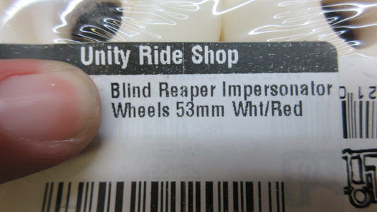 Unity Ride Shop Blind Reaper Impersonator Wheels - 53mm