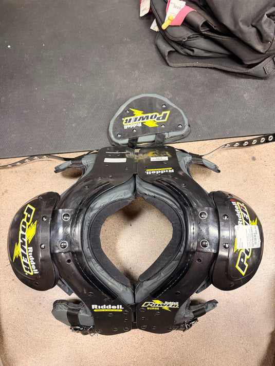 Used Riddell Power Surge Football Shoulder Pads Size Youth Medium