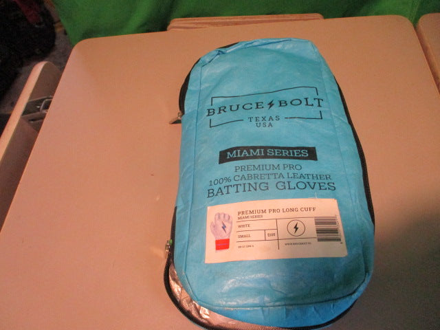 Load image into Gallery viewer, Bruce Bolt Bear Series Short Cuff Batting Gloves Miami Series - Size Small
