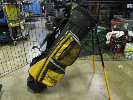 Used Golden Cub 220 Jr Golf Stand Bag in Yellow