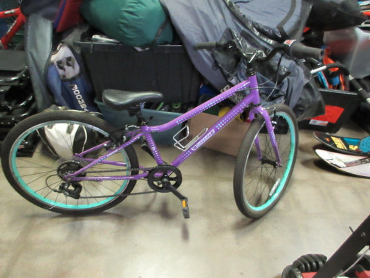 Used Guardian Purple 24" 7 Speed Bicycle