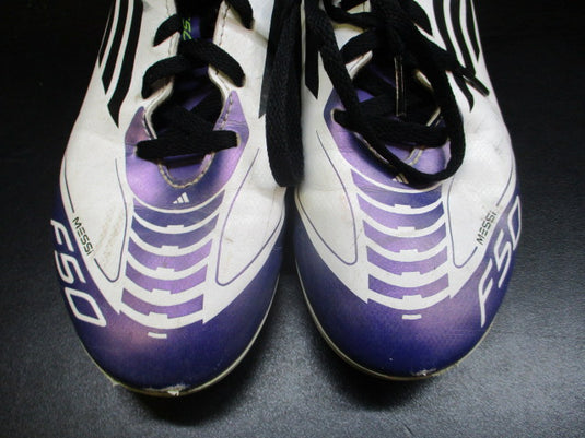 Used Adidas Kids F50 Club FG Messi Soccer Cleats - Size 3.5