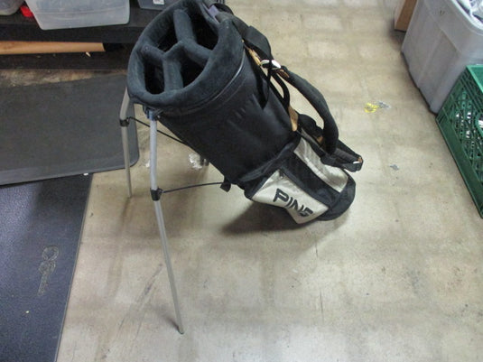 Used Ping Stand Golf Bag Gray/Black