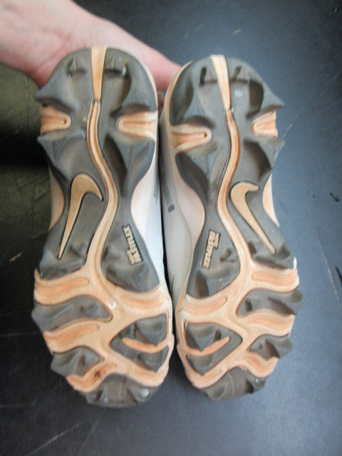 Used Nike Girls Hyperdiamond 4 Keystone Molded Softball Cleats - Size Youth 2
