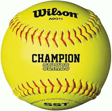 New Wilson ASA Champion Series Leather Cork 11" Softballs - 1 Dozen