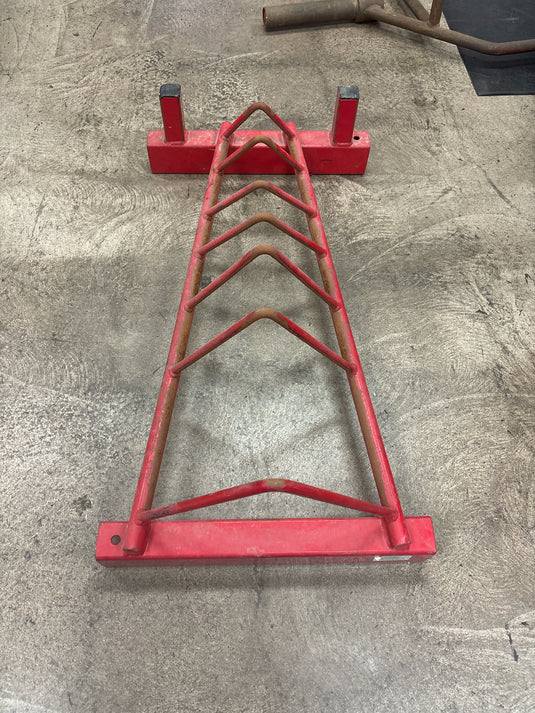 Used Red Weight Plate Rack 18" X 33"
