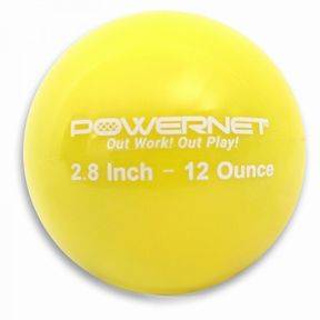 New PowerNet 2.8" Weighted Hitting and Batting Training Ball (6 pack)