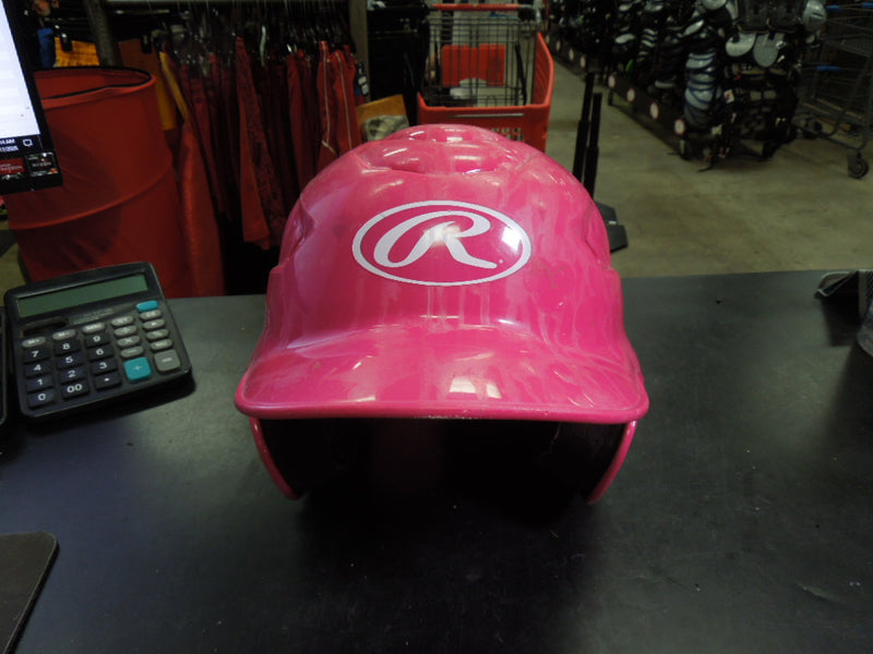 Load image into Gallery viewer, Used Rawlings Pink Softball Helmet Size 6 1/4 - 6 7/8
