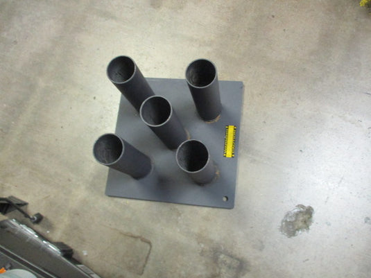Used 5 Olympic Bar Storage Rack Stand