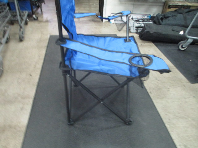 Load image into Gallery viewer, Used Blue Camping Folding Chair
