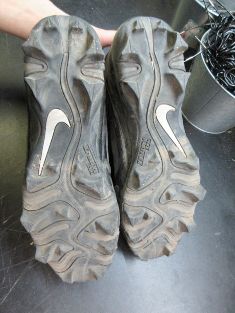 Load image into Gallery viewer, Used Nike Alpha Menace 4 Shark Football Cleats - Size 10.5
